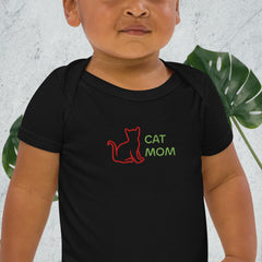 Organic cotton baby bodysuit.