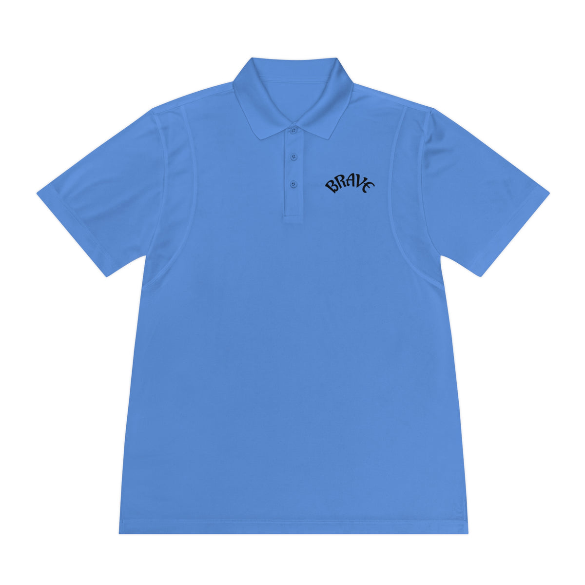 Brave Men's Sport Polo Shirt - Casual Wear, Gift for Athletes, Summer Outfits, Stylish Sporty Look, Comfortable Everyday Wear