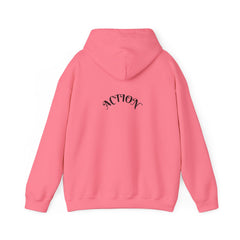 Action Unisex Heavy Blend™ Hooded Sweatshirt | Cozy Hoodie, Casual Wear, Gift for Him/Her, Workout Gear, Relaxed Style