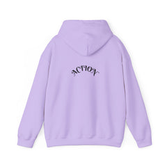 Action Unisex Heavy Blend™ Hooded Sweatshirt | Cozy Hoodie, Casual Wear, Gift for Him/Her, Workout Gear, Relaxed Style