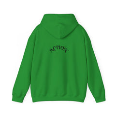 Action Unisex Heavy Blend™ Hooded Sweatshirt | Cozy Hoodie, Casual Wear, Gift for Him/Her, Workout Gear, Relaxed Style