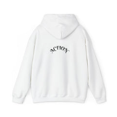 Action Unisex Heavy Blend™ Hooded Sweatshirt | Cozy Hoodie, Casual Wear, Gift for Him/Her, Workout Gear, Relaxed Style