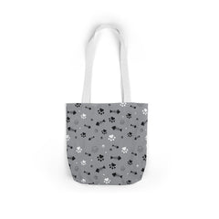 Pet Lover's Canvas Tote Bag, Ideal for Dog Owners, Eco-Friendly Shopping, Gifts for Pet Lovers, Everyday Carry, Dog Walking Bag