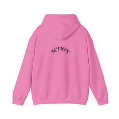 Action Unisex Heavy Blend™ Hooded Sweatshirt | Cozy Hoodie, Casual Wear, Gift for Him/Her, Workout Gear, Relaxed Style